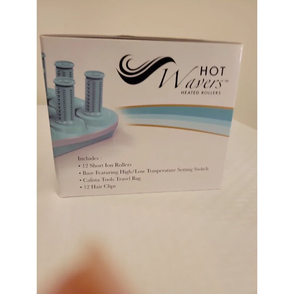 Calista Hot Wavers Heated Long Rollers, Set Of 12, New In Box